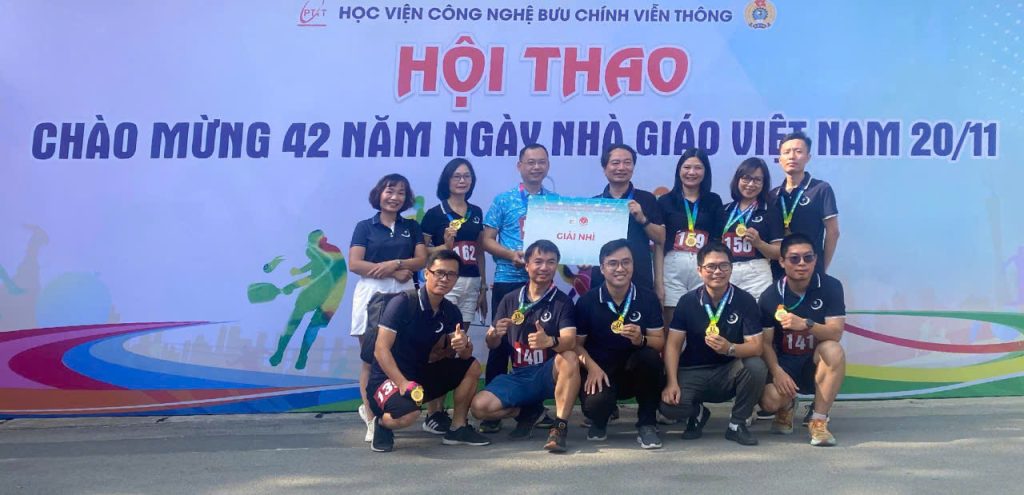 Khoa Viễn thông 1 đã xuất sắc giành được một giải Nhì ở nội dung giải tập thể